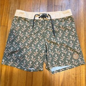Of One Sea Ginger Print Board Shorts
